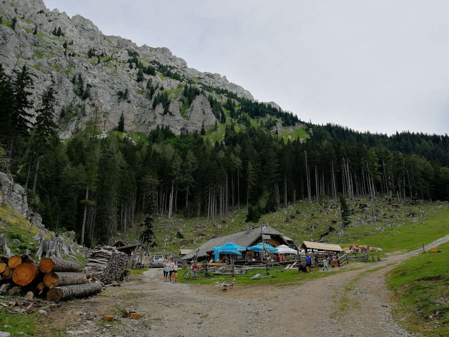Koča na planini Dolga njiva